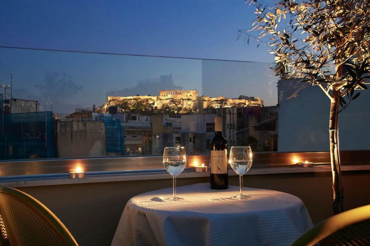 Spacious Suite W. Huge Balcony + Acropolis View Athens Ngoại thất bức ảnh