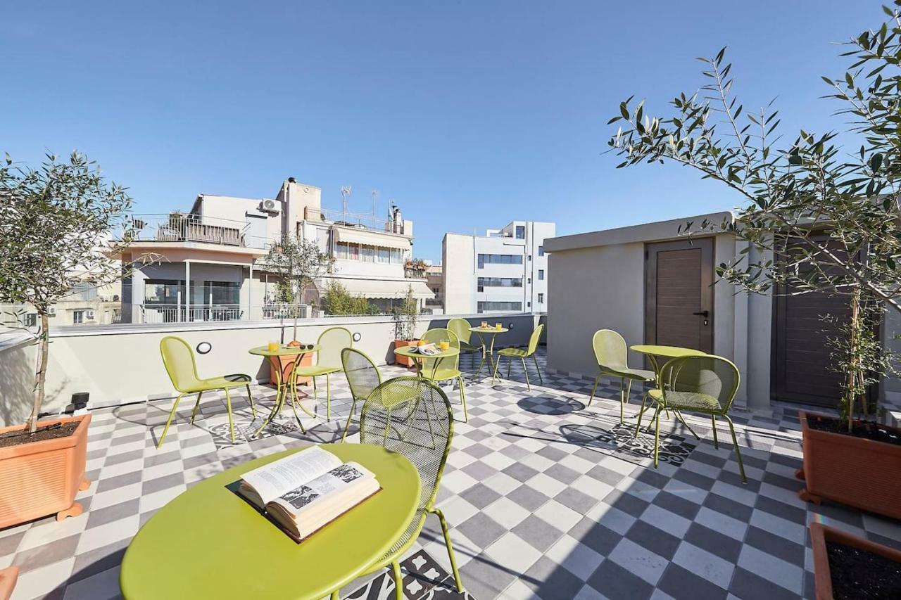 Spacious Suite W. Huge Balcony + Acropolis View Athens Ngoại thất bức ảnh