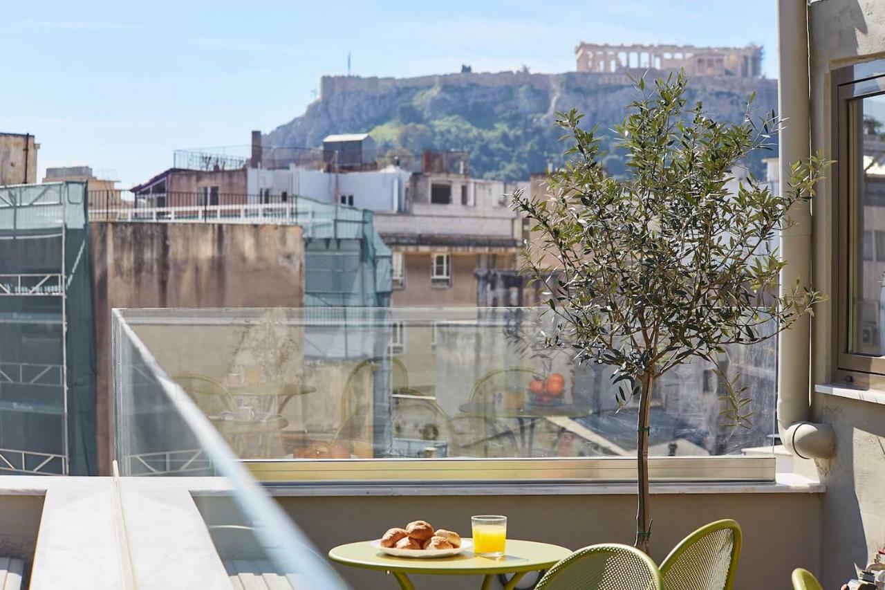 Spacious Suite W. Huge Balcony + Acropolis View Athens Ngoại thất bức ảnh